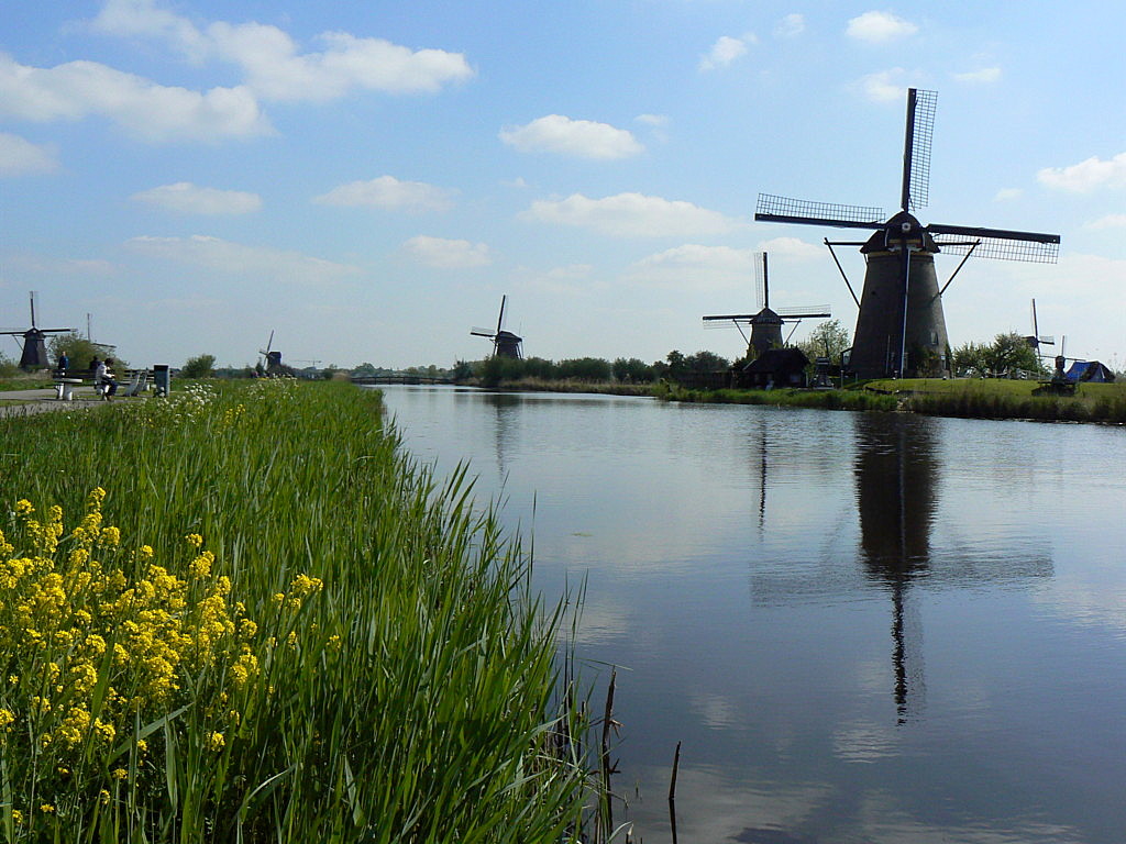Windmills,Kinderdijk